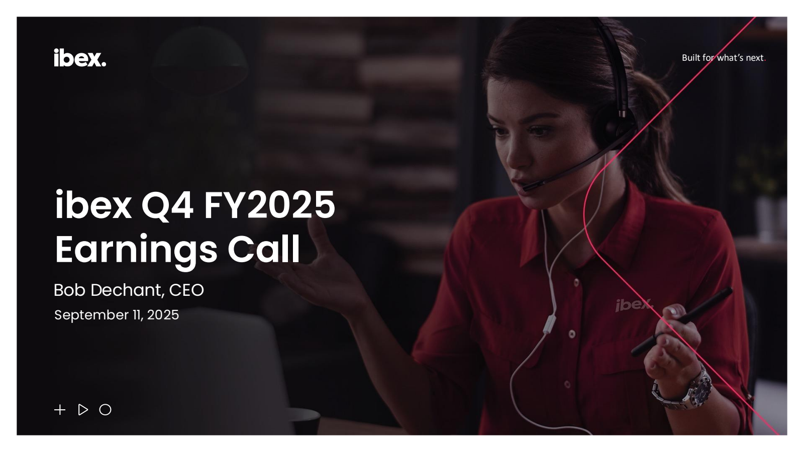 IBEX's Q4 2025 Slide Deck