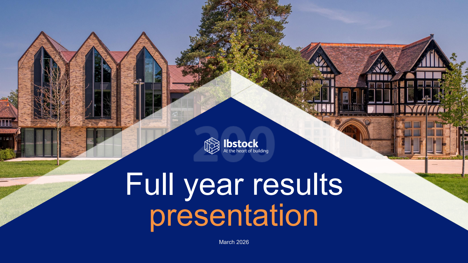 Ibstock's H2 2025 Slide Deck