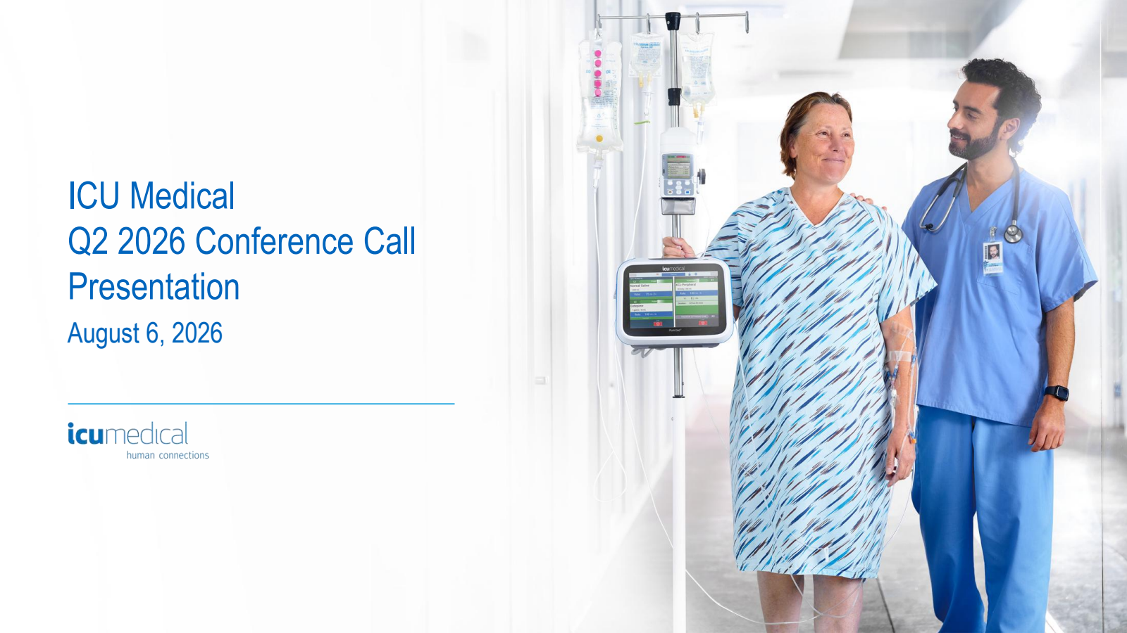 ICU Medical's Q2 2026 Slide Deck