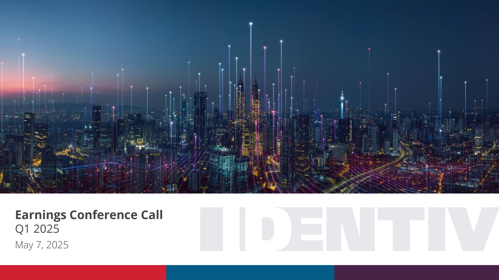 Identiv's Q1 2025 Slide Deck