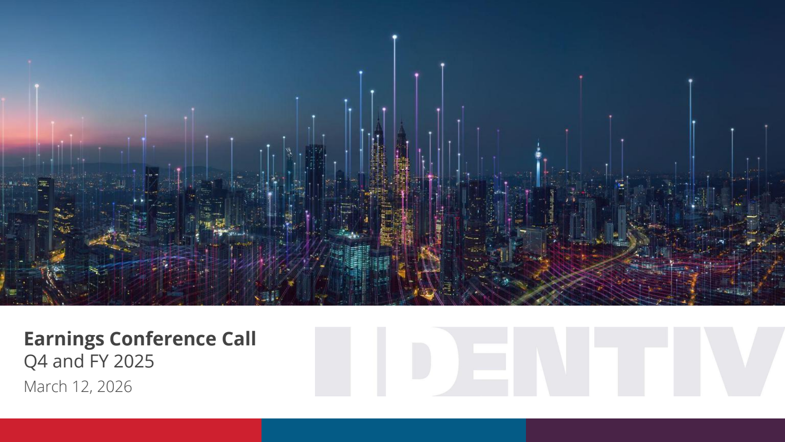 Identiv's Q4 2025 Slide Deck
