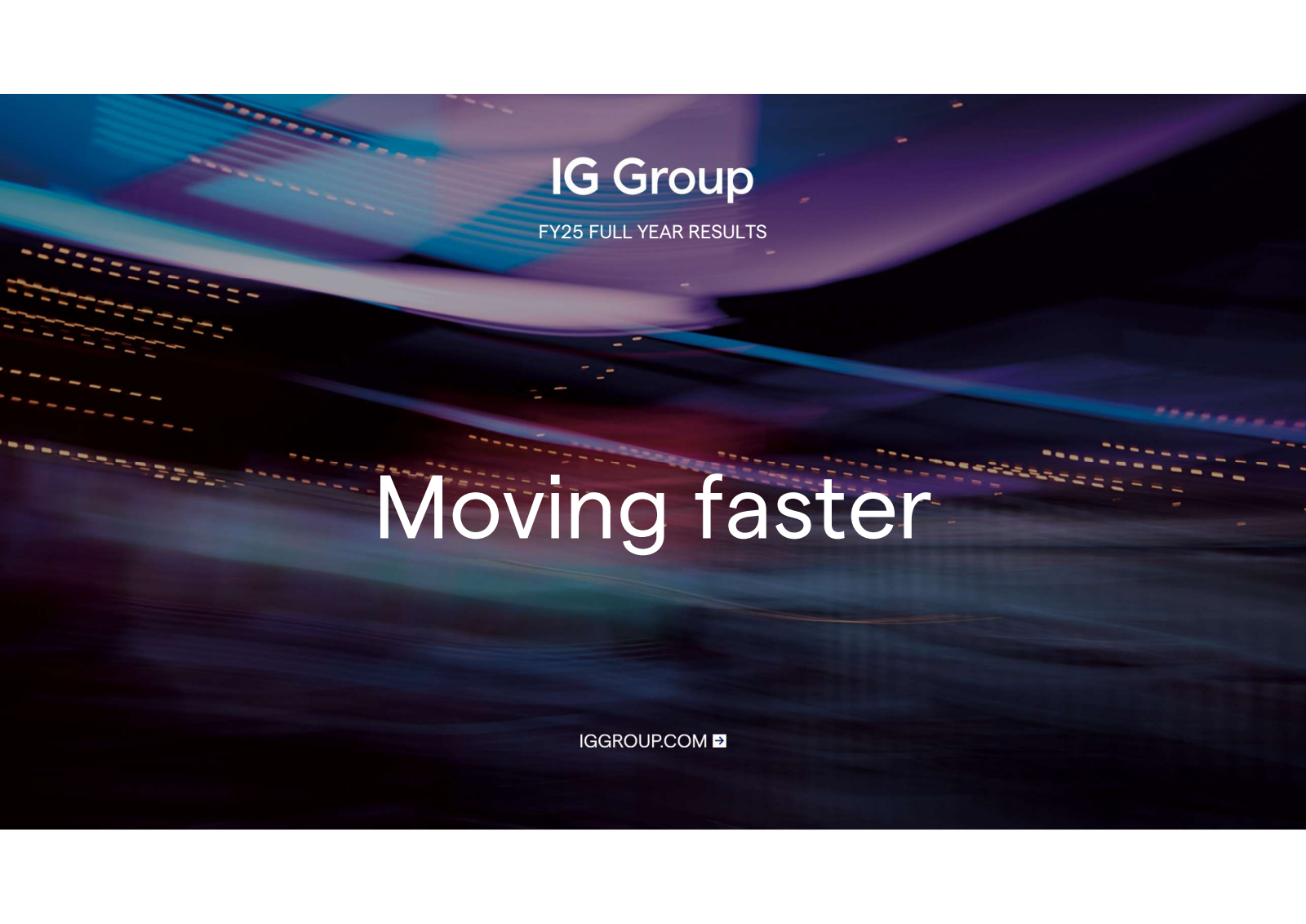 IG Group's H2 2025 Slide Deck
