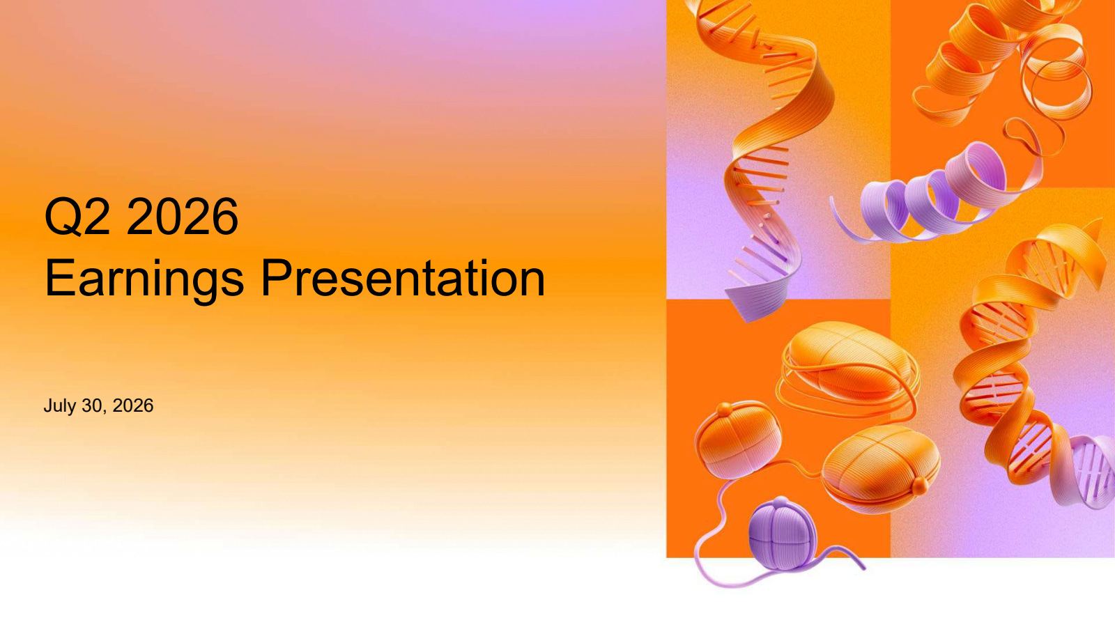 Illumina's Q2 2026 Slide Deck