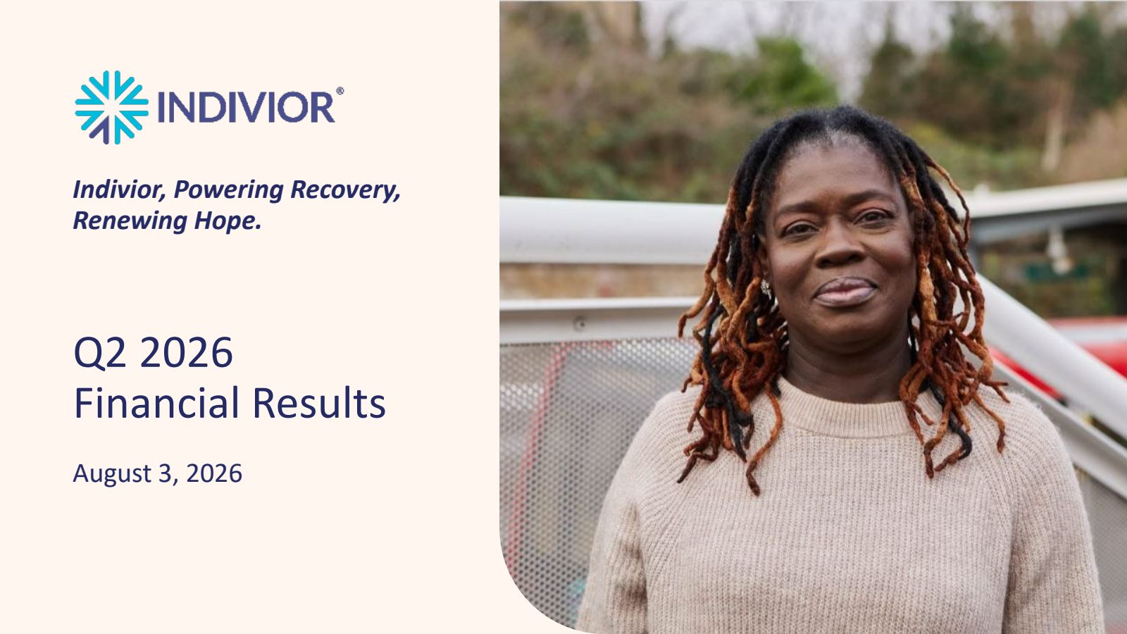 Indivior's Q2 2026 & Merger Slide Deck