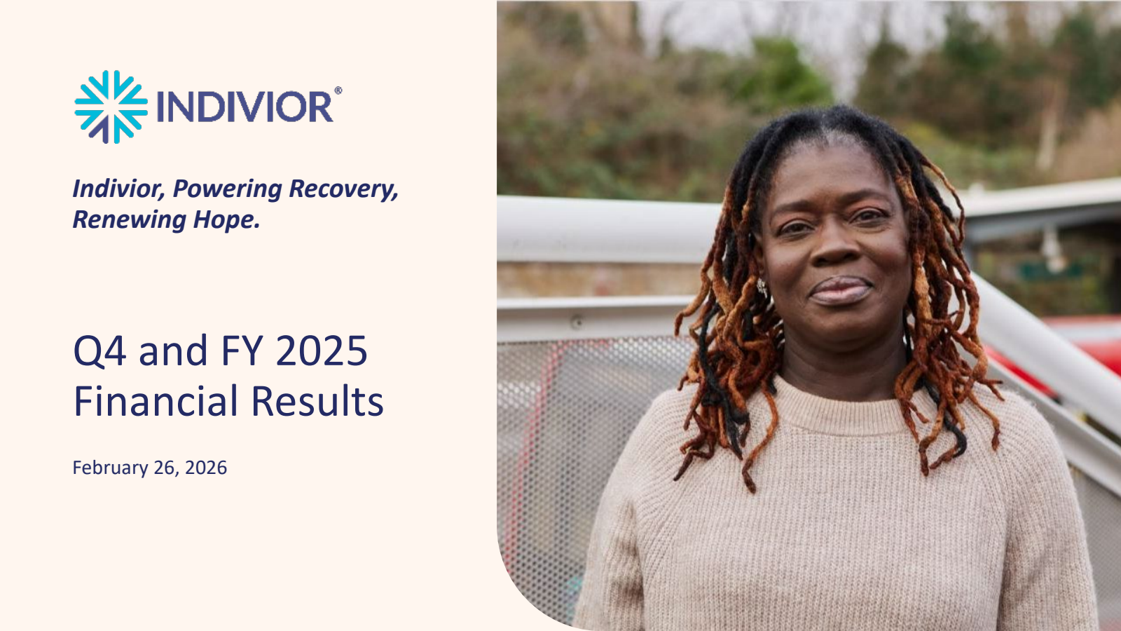 Indivior's Q4 2025 Slide Deck
