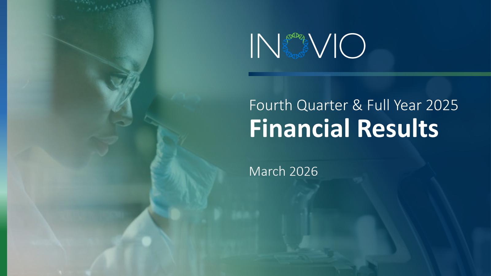 Inovio Pharmaceuticals' Q4 2025 Slide Deck