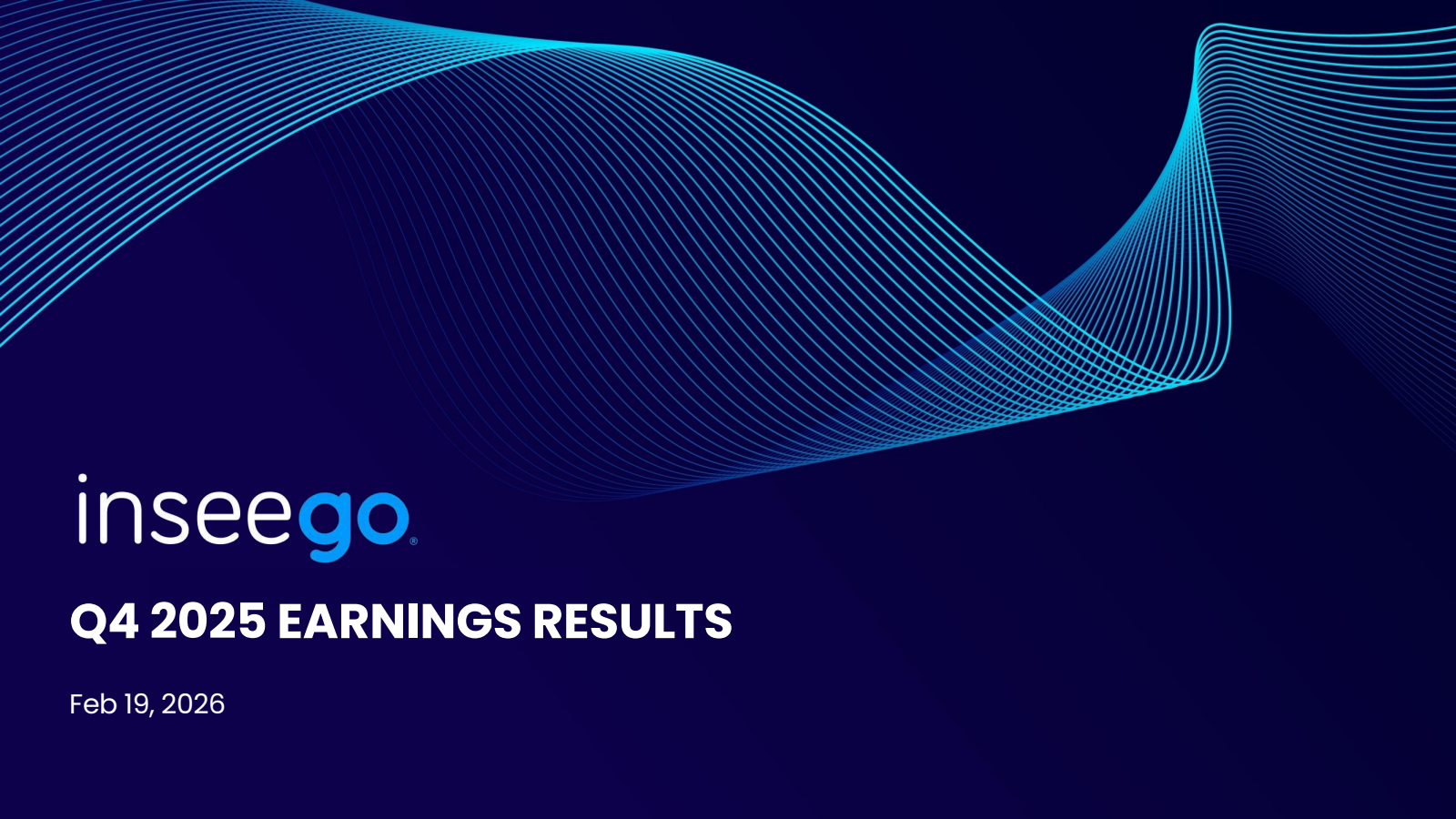 Inseego's Q4 2025 Slide Deck
