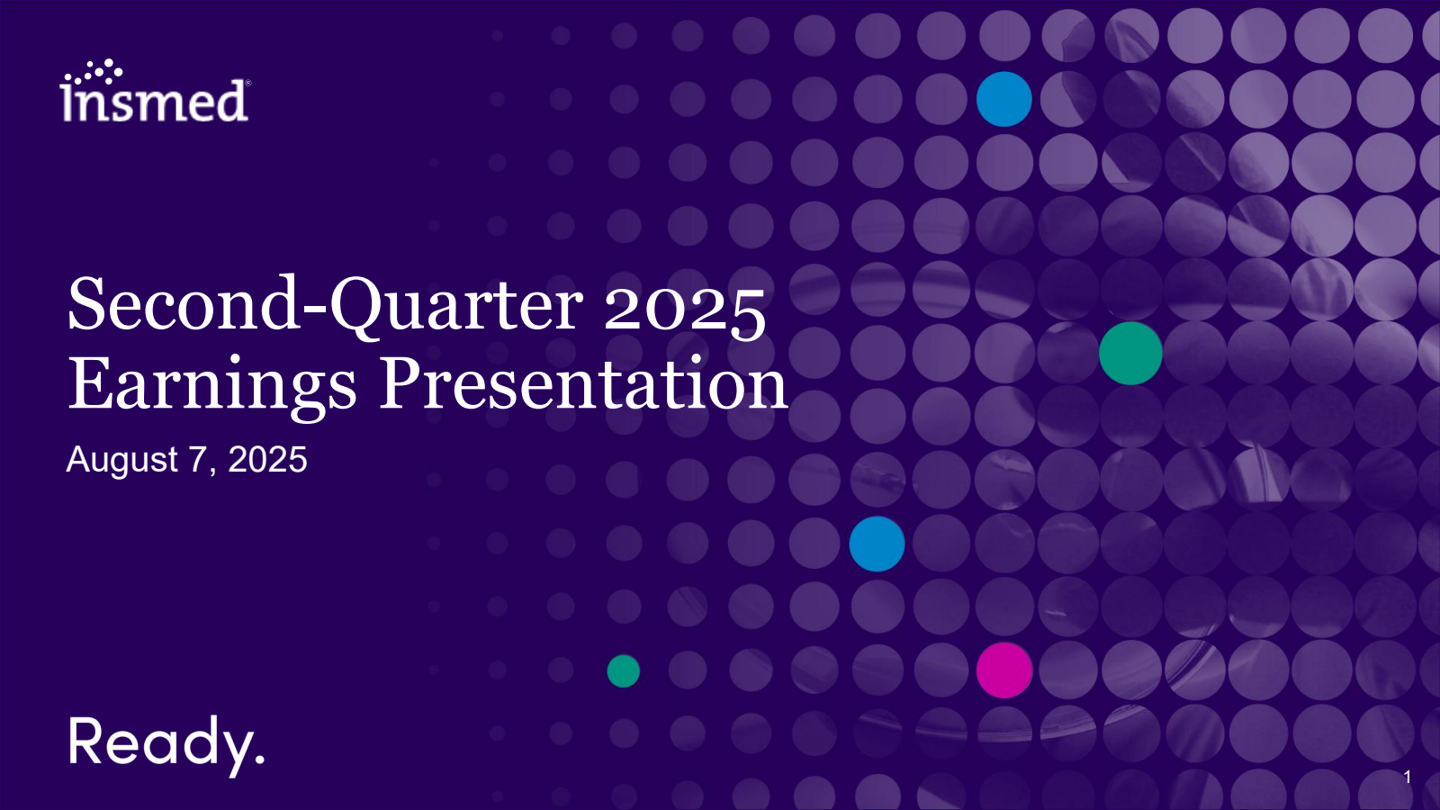 Insmed's Q2 2025 Slide Deck