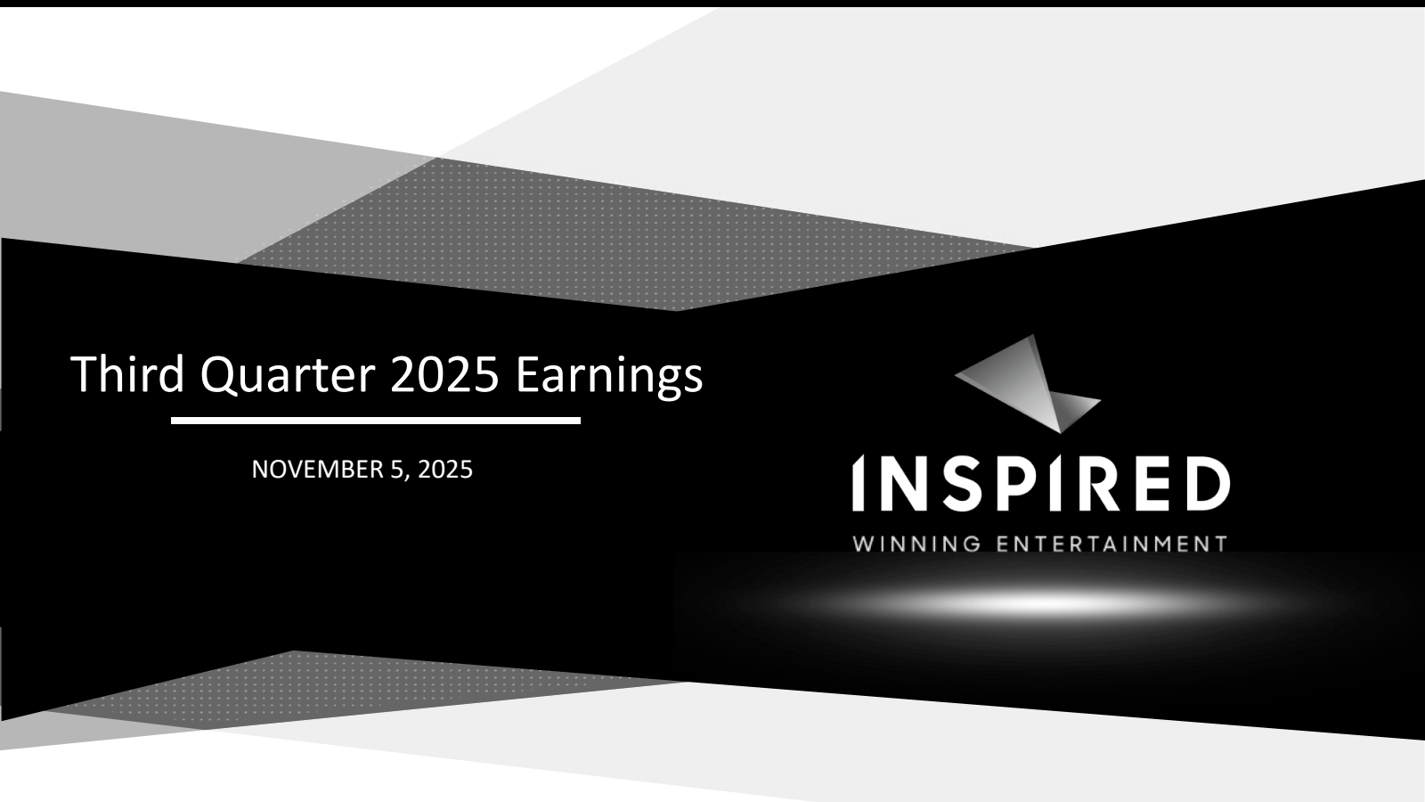 Inspired Entertainment's Q3 2025 Slide Deck