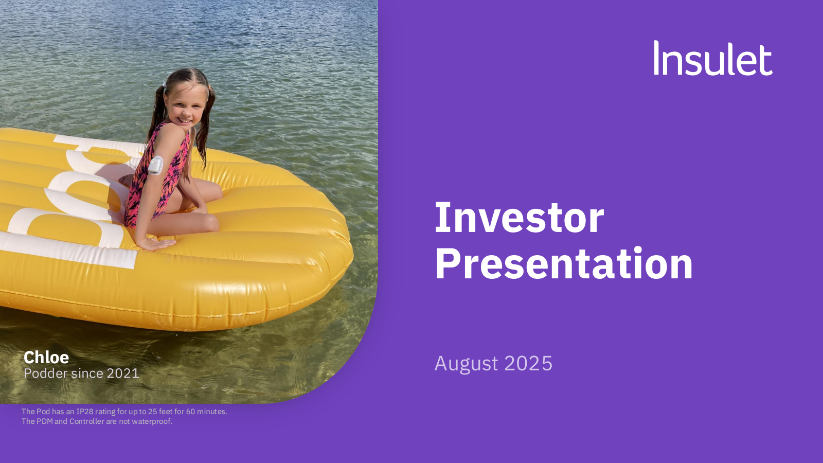 Insulet's Q2 2025 Slide Deck