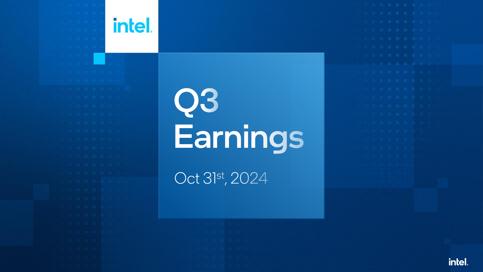 Intel's Q3 2024 Slide Deck