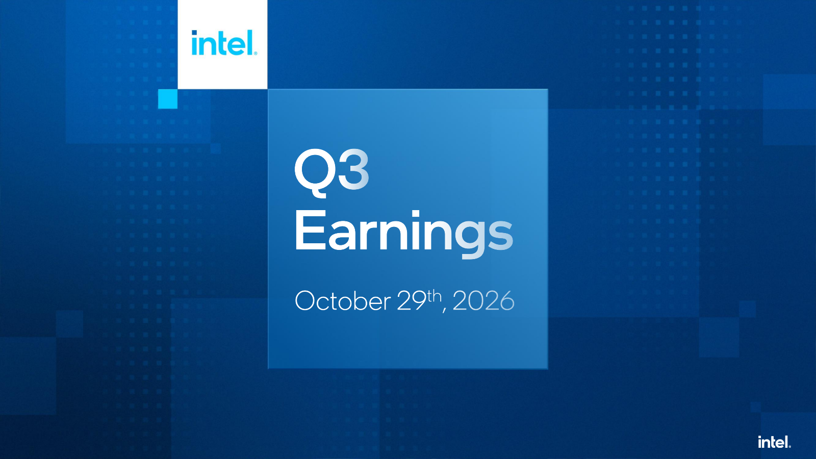 Intel's Q3 2026 Slide Deck