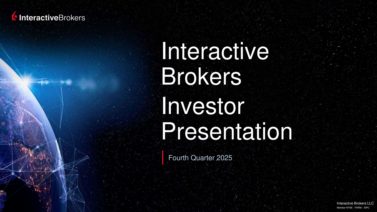 Interactive Brokers Group's Q4 2025 Slide Deck