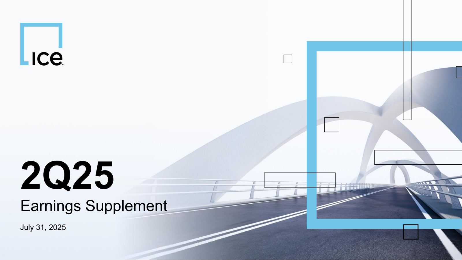 Intercontinental Exchange's Q2 2025 Slide Deck