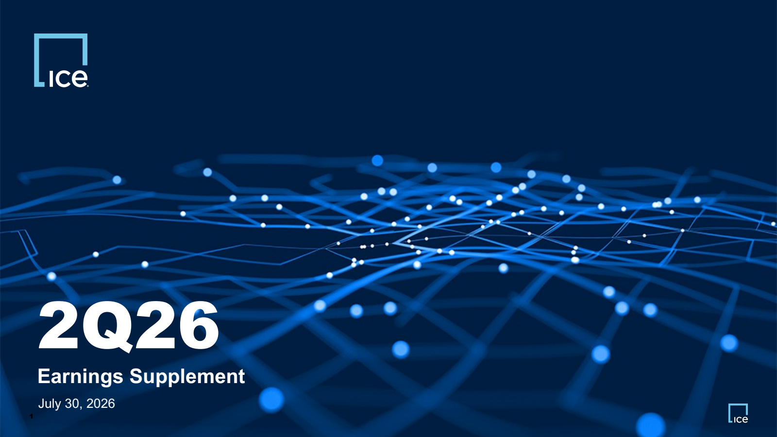 Intercontinental Exchange's Q2 2026 & Acquisition Slide Deck