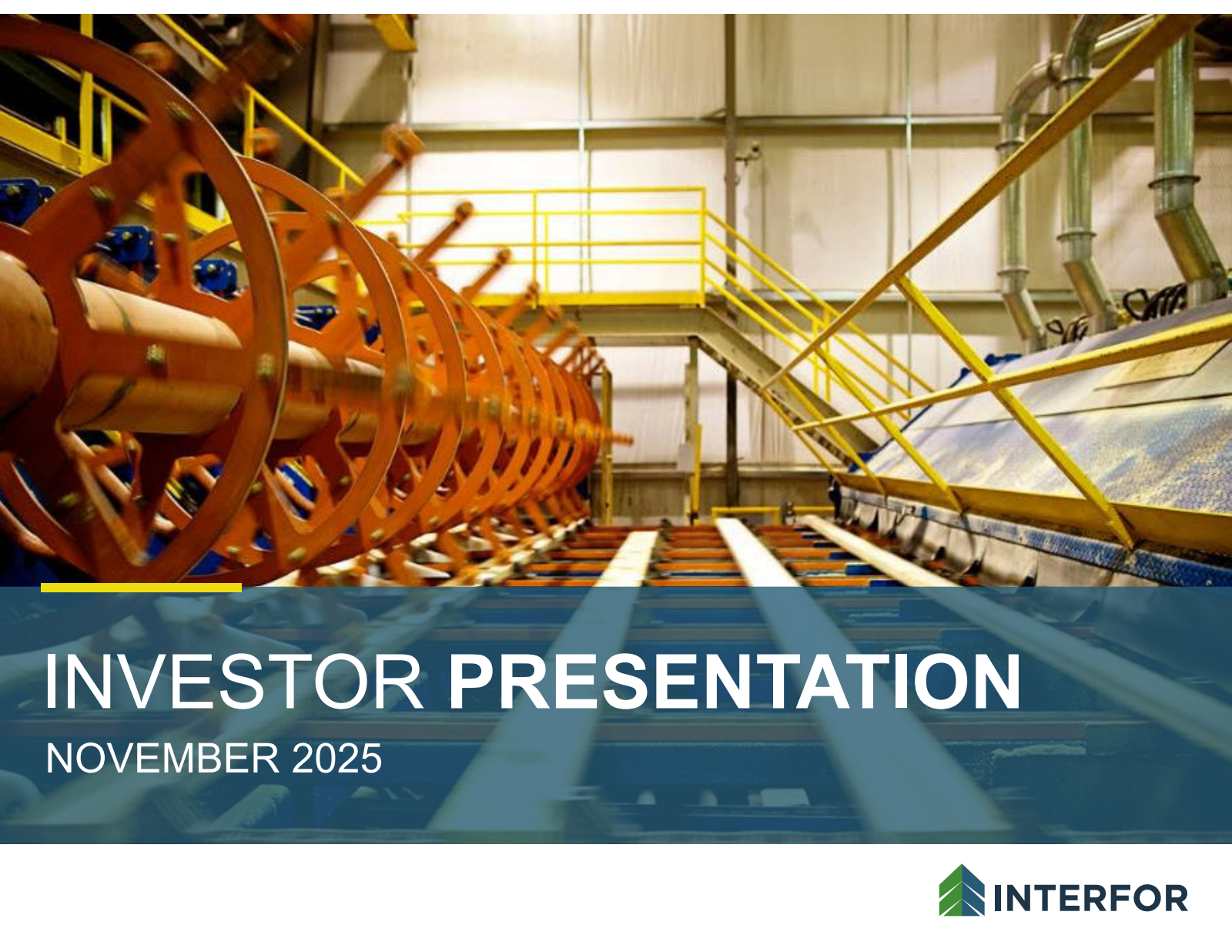 Interfor's Q3 2025 Slide Deck