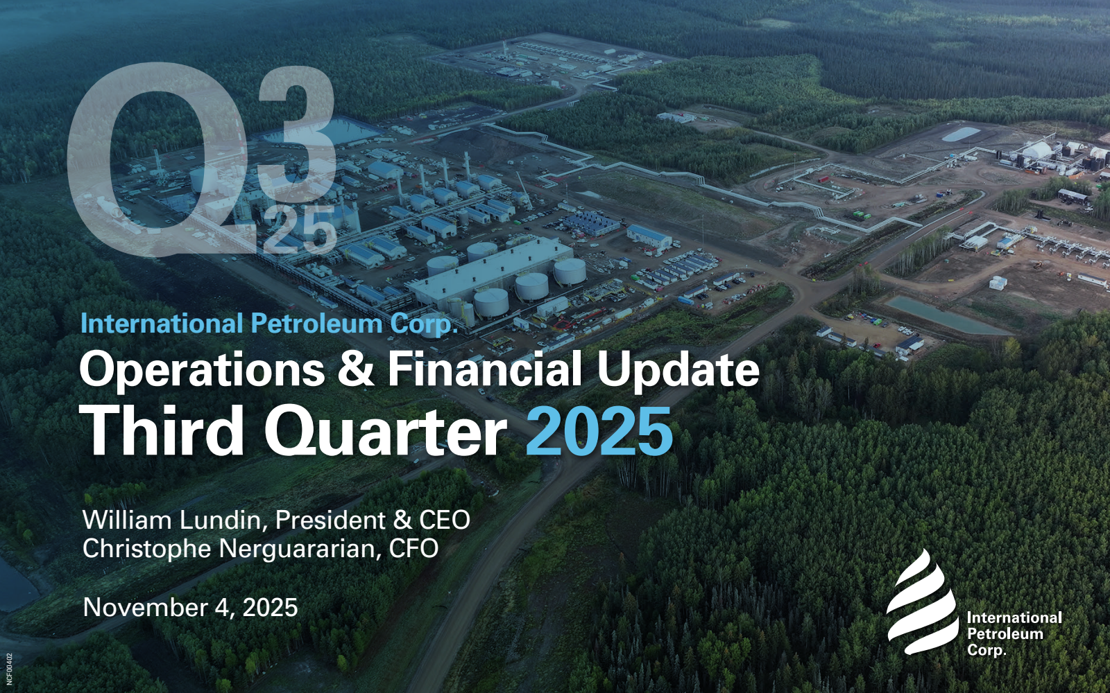 International Petroleum's Q3 2025 Slide Deck