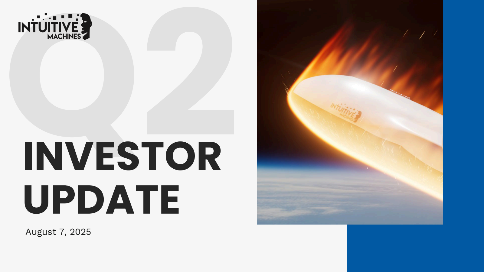 Intuitive Machines' Q2 2025 Slide Deck