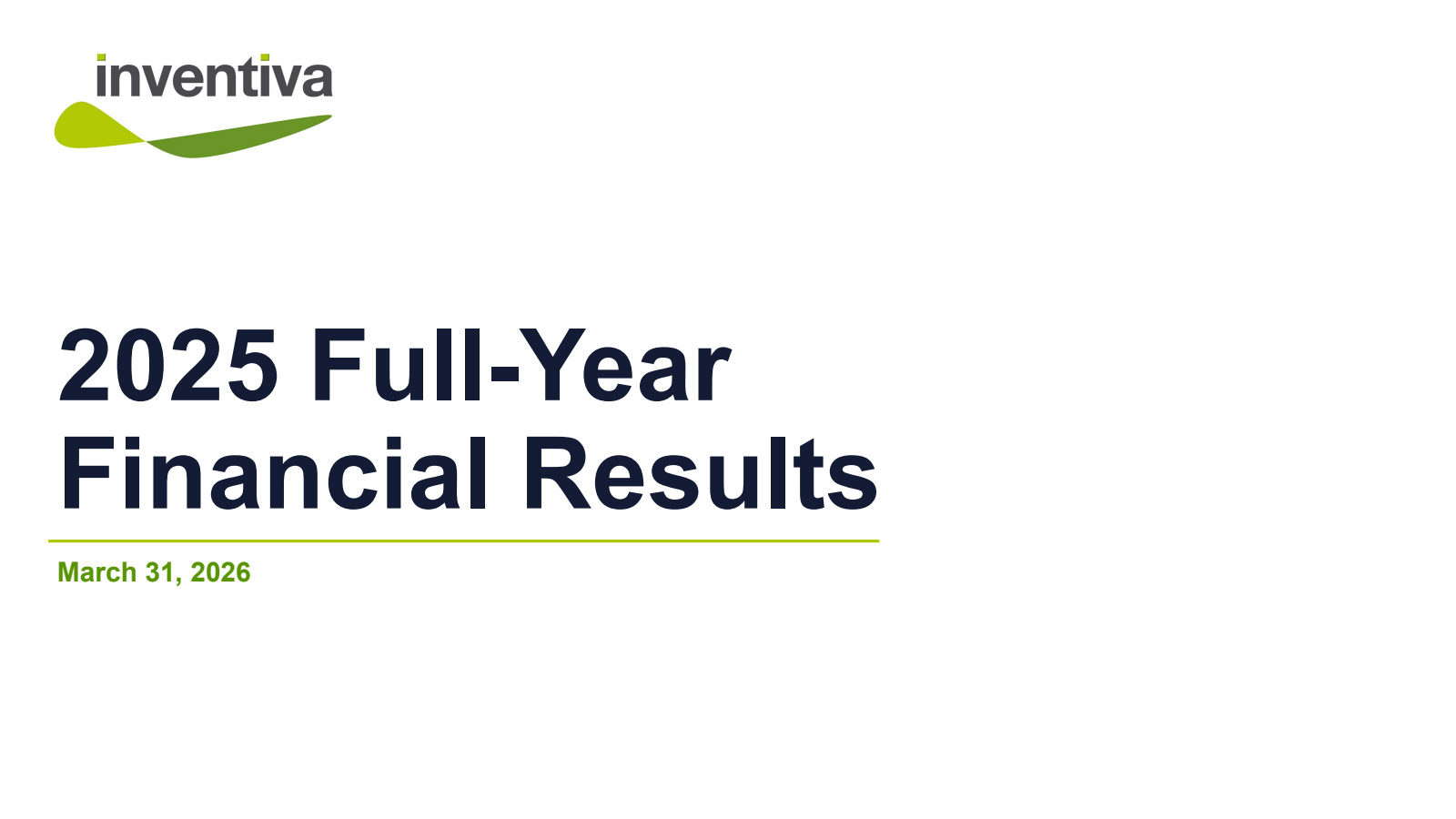 Inventiva's Q4 2025 Slide Deck