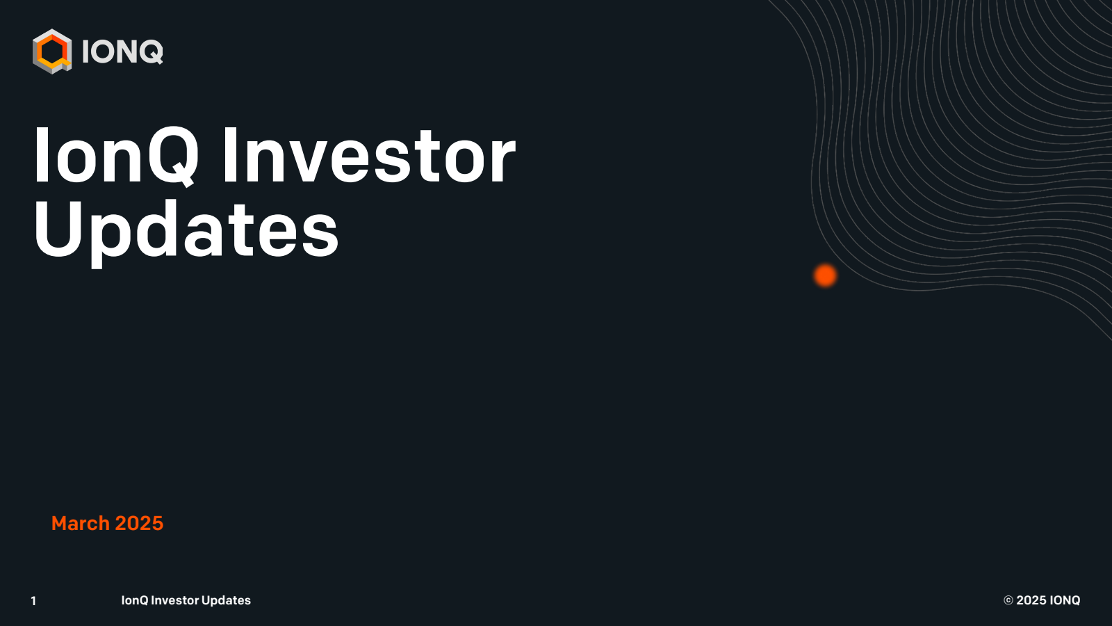 IonQ's Q4 2024 Slide Deck