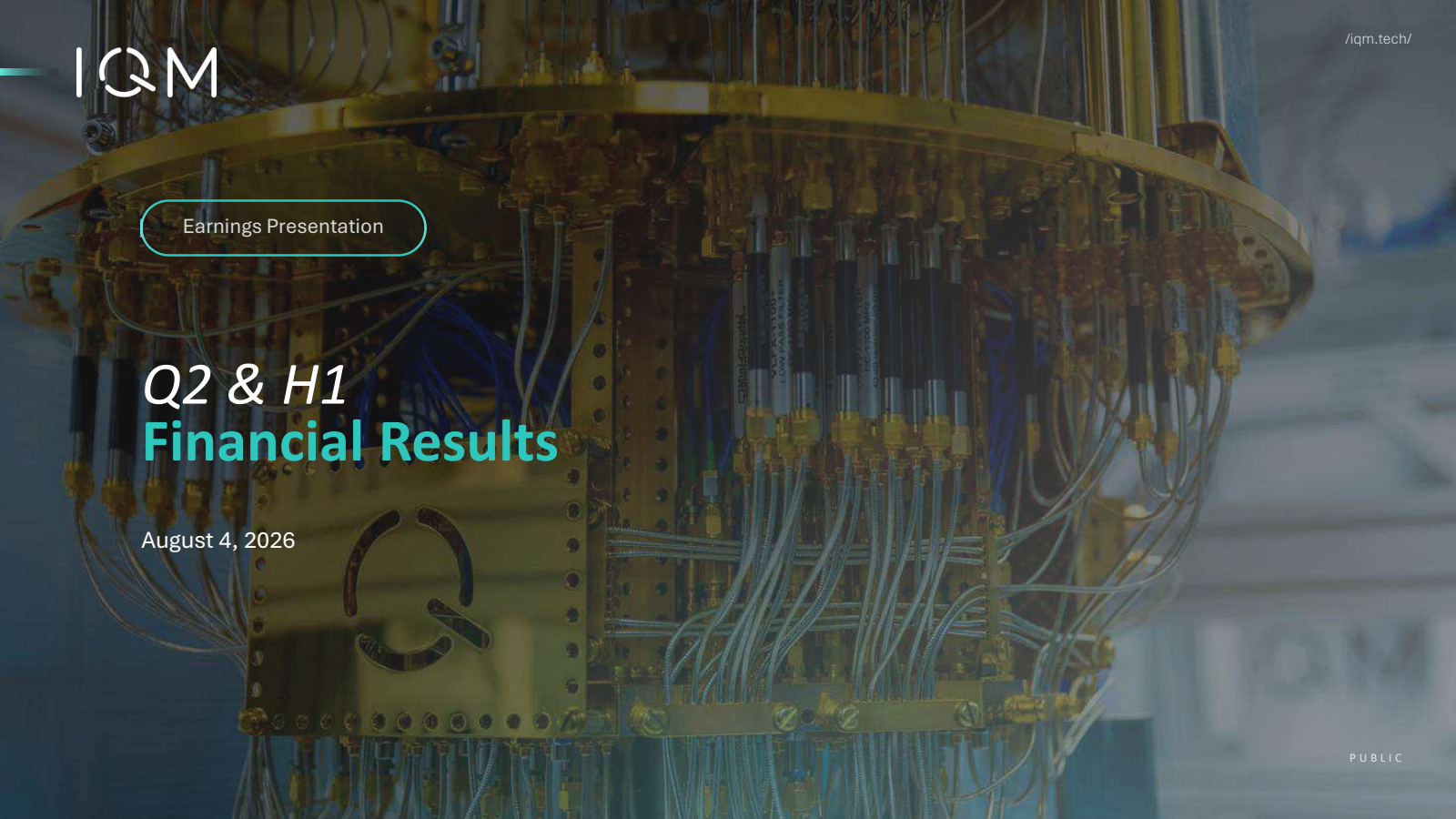 IQM Quantum Computers' Q2 2026 Slide Deck