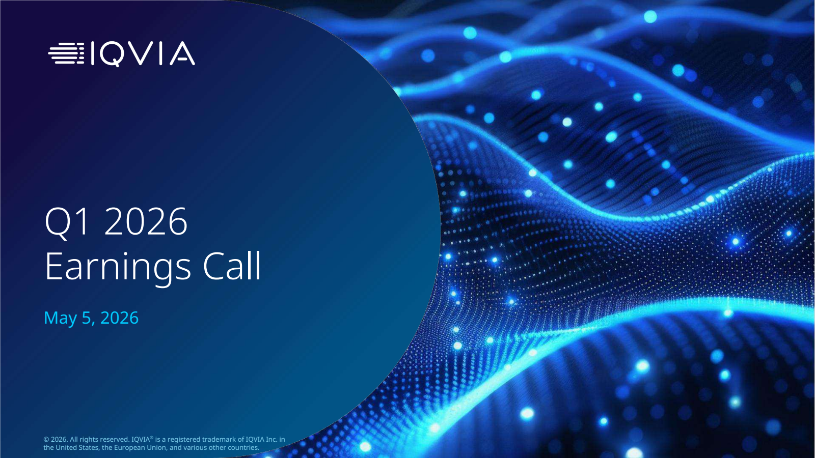 IQVIA's Q1 2026 Slide Deck