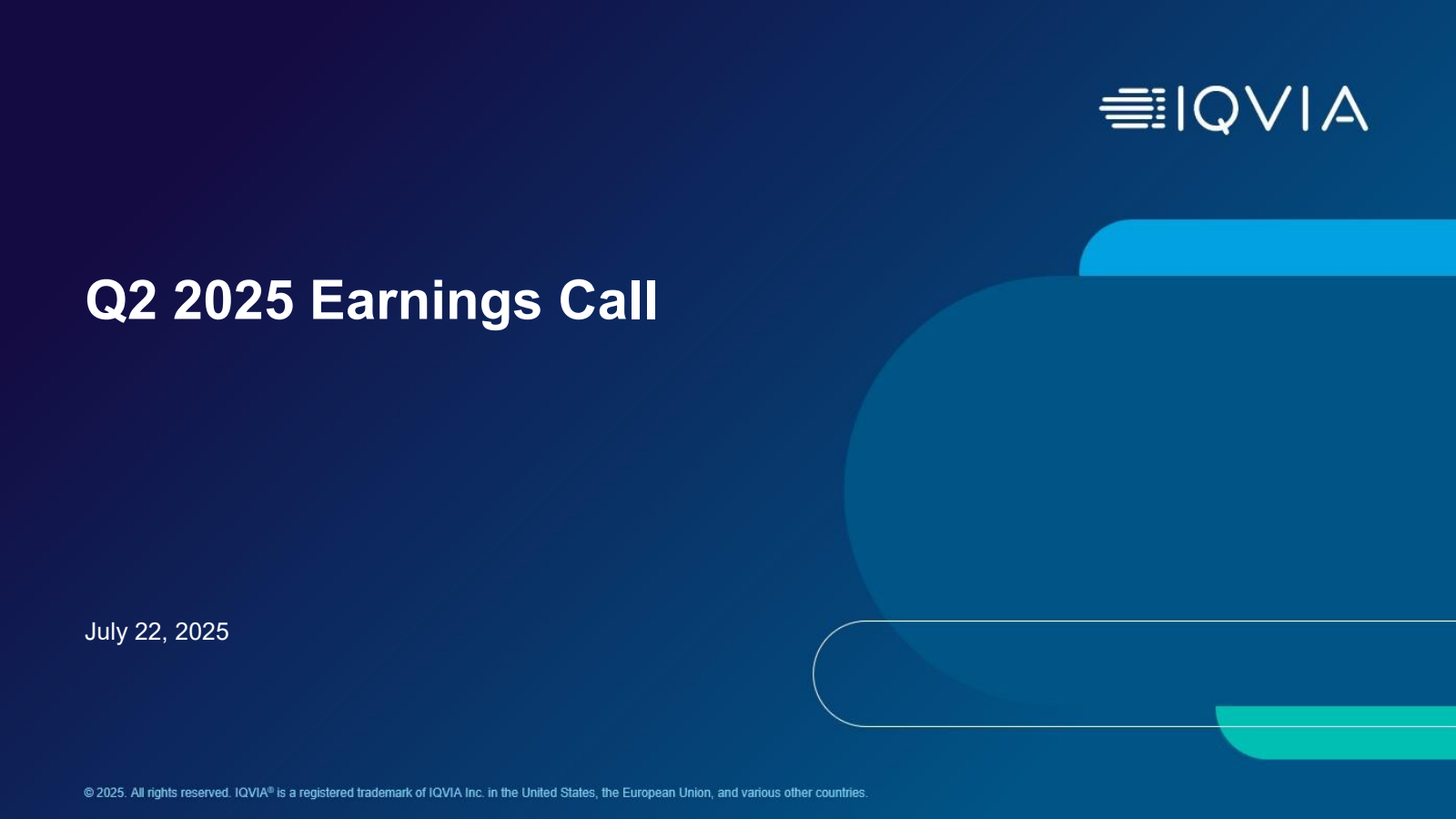 IQVIA's Q2 2025 Slide Deck