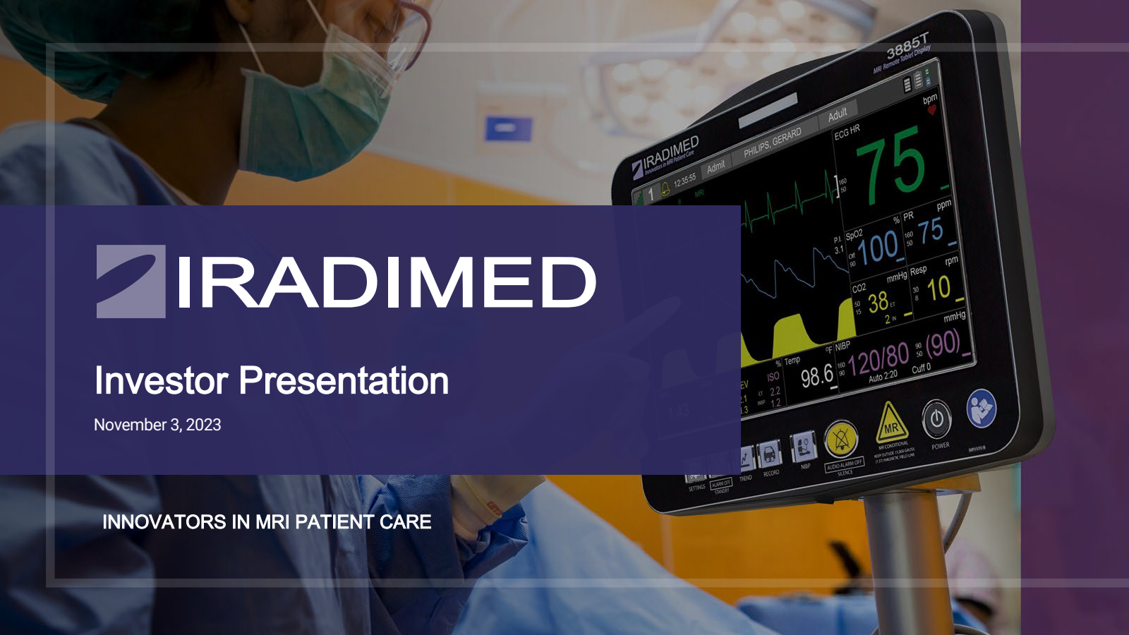 iRadimed's Q3 2024 Slide Deck