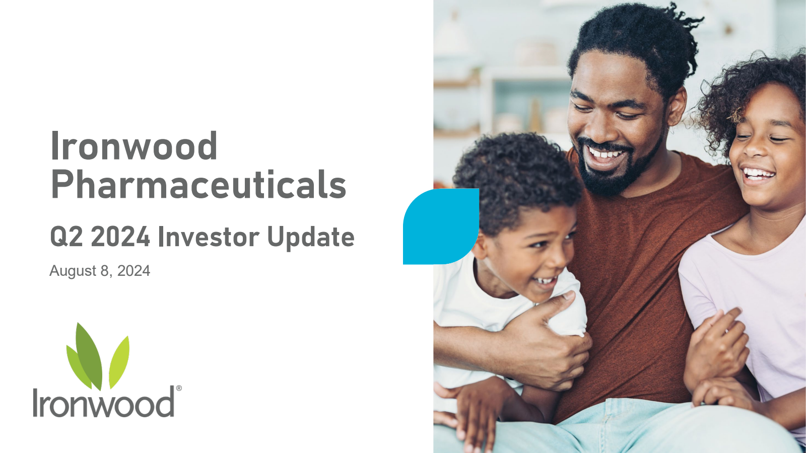 Ironwood Pharmaceuticals' Q2 2024 Slide Deck