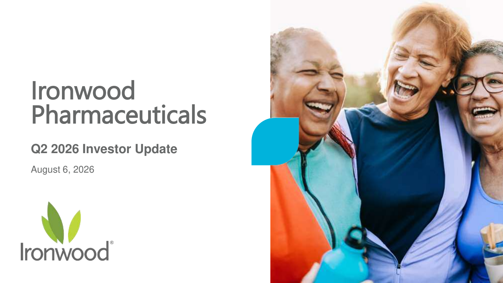 Ironwood Pharmaceuticals' Q2 2026 Slide Deck