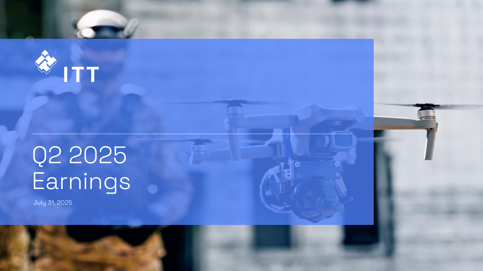 ITT's Q2 2025 Slide Deck