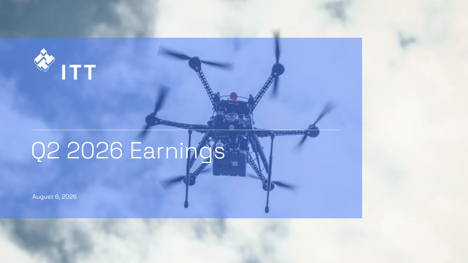 ITT's Q2 2026 Slide Deck