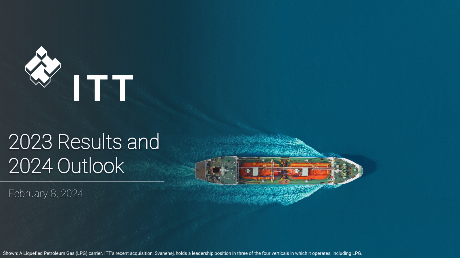 ITT's Q4 2023 Slide Deck