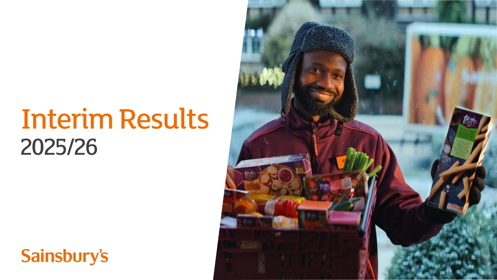 J Sainsbury's H1 2026 Slide Deck