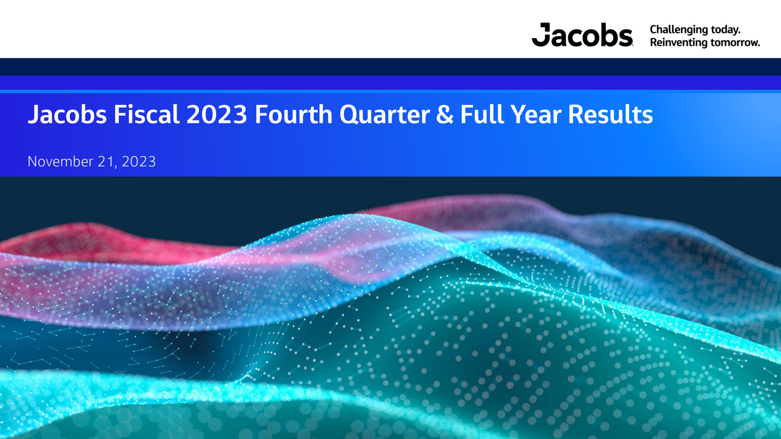 Jacobs Solutions' Q4 2023 Slide Deck