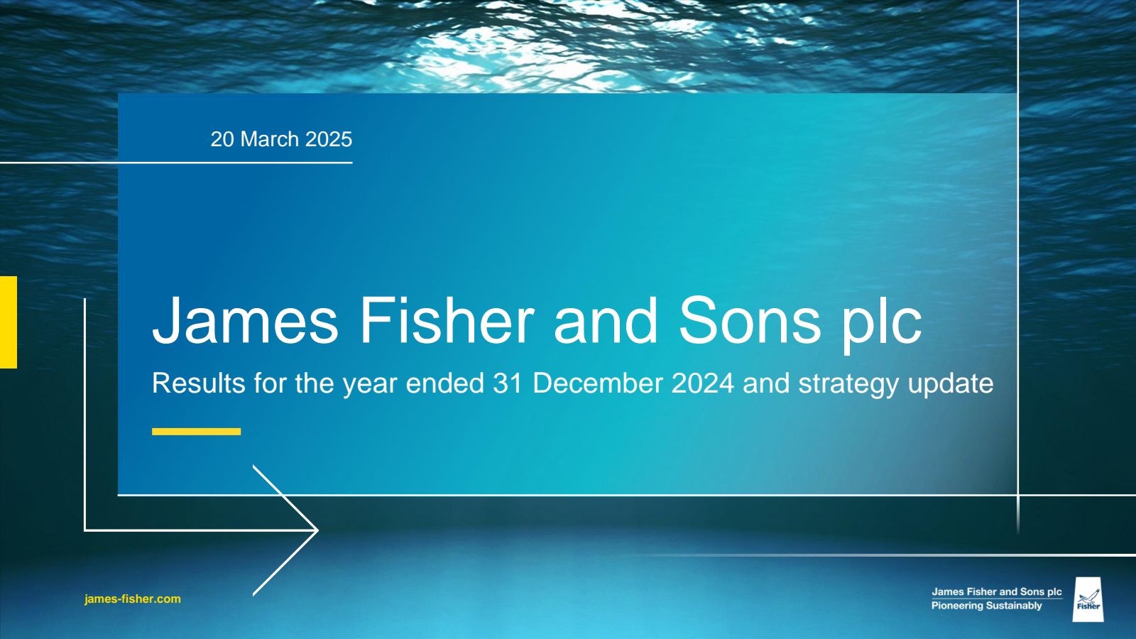 James Fisher and Sons' H2 2024 Slide Deck