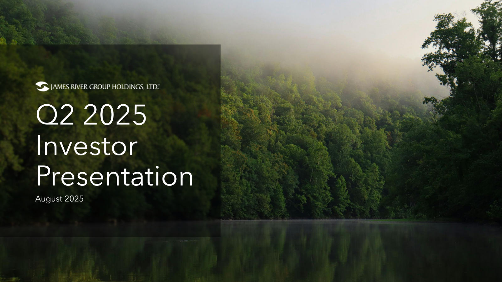 James River Group's Q2 2025 Slide Deck