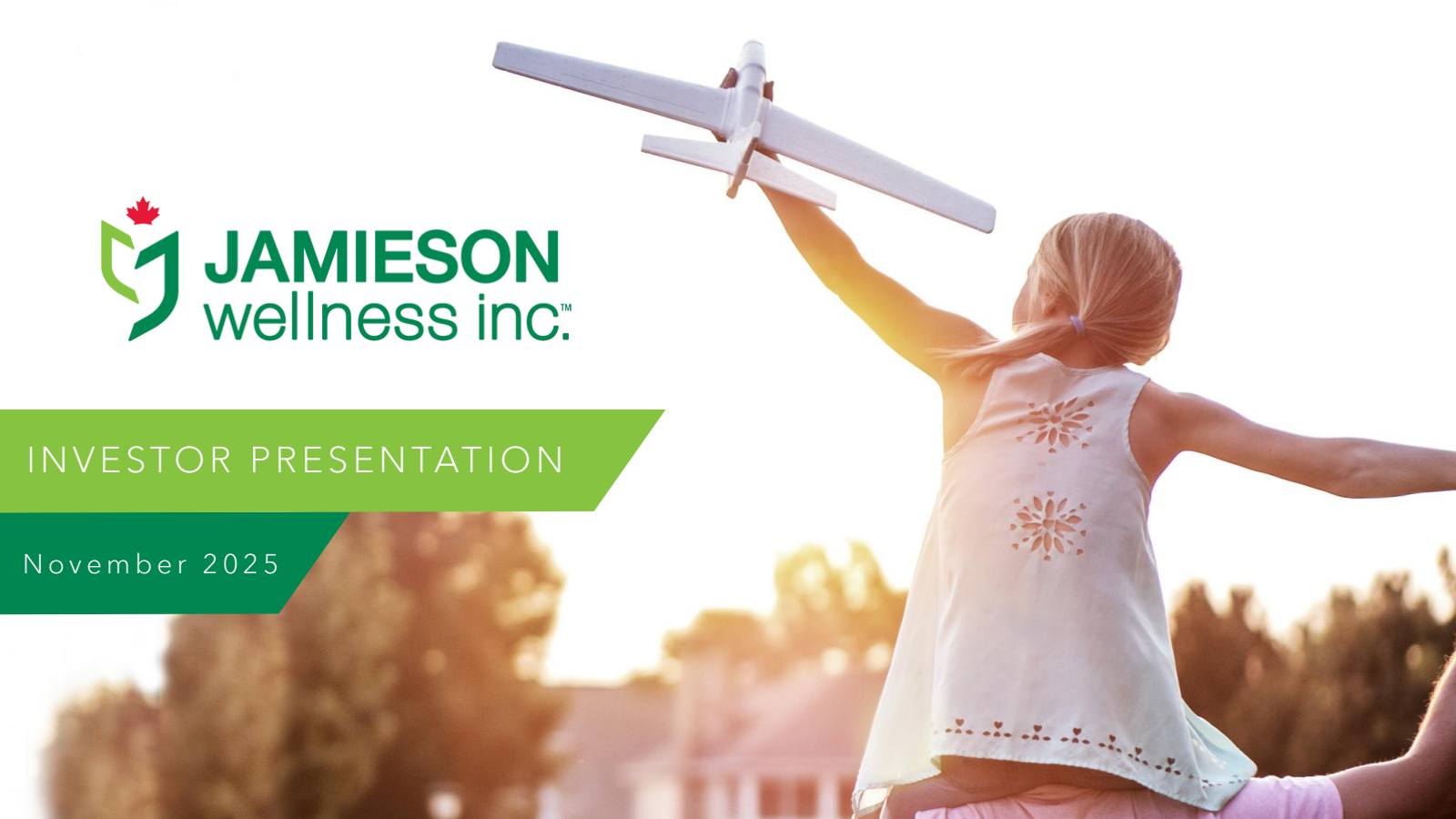 Jamieson Wellness' Q3 2025 Slide Deck