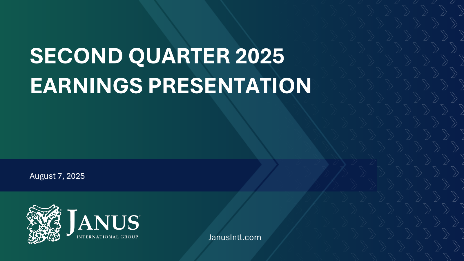 Janus International Group's Q2 2025 Slide Deck