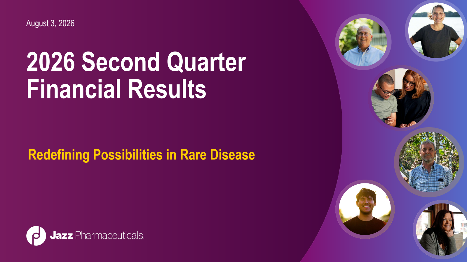 Jazz Pharmaceuticals' Q2 2026 Slide Deck