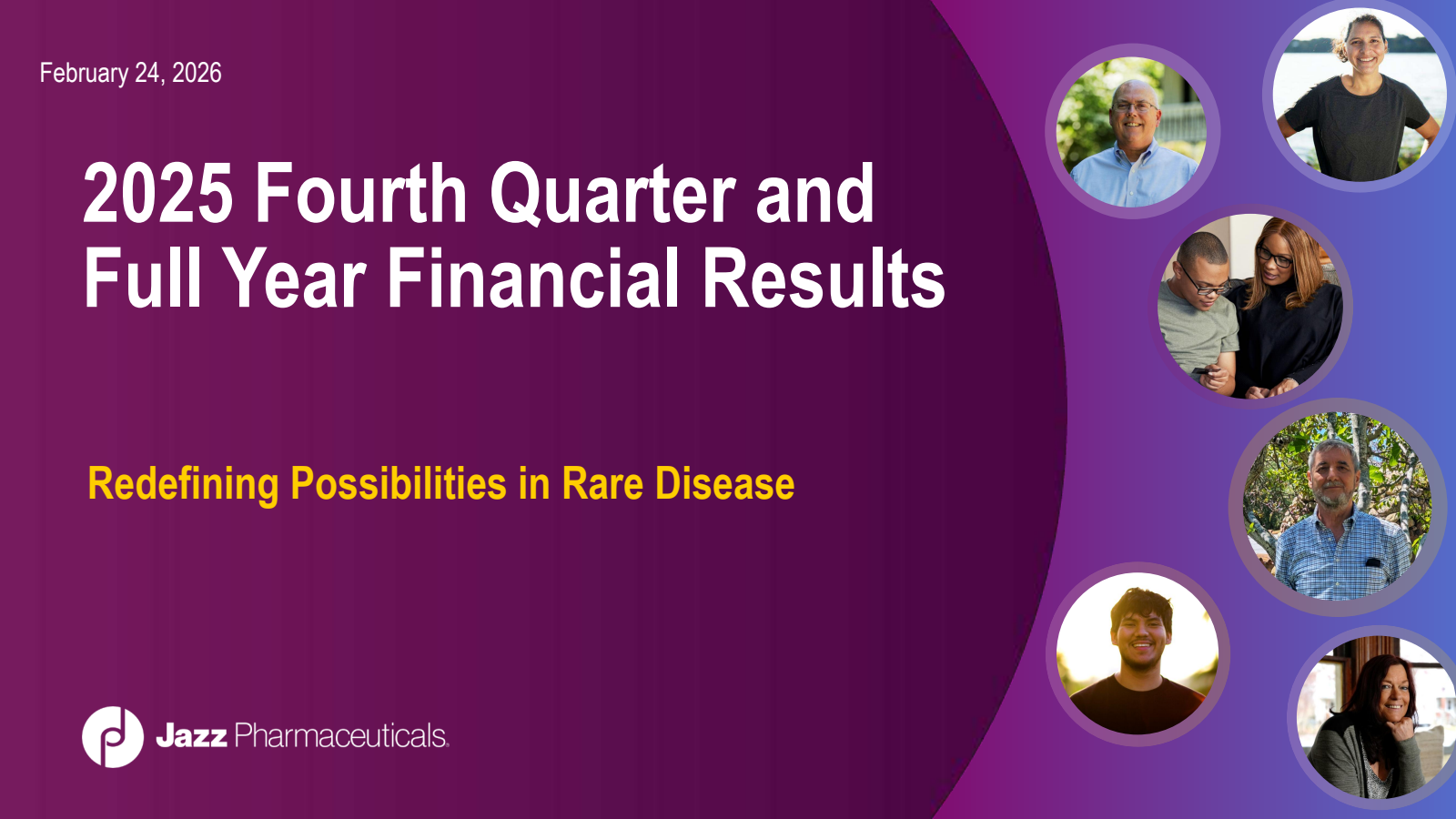 Jazz Pharmaceuticals' Q4 2025 Slide Deck
