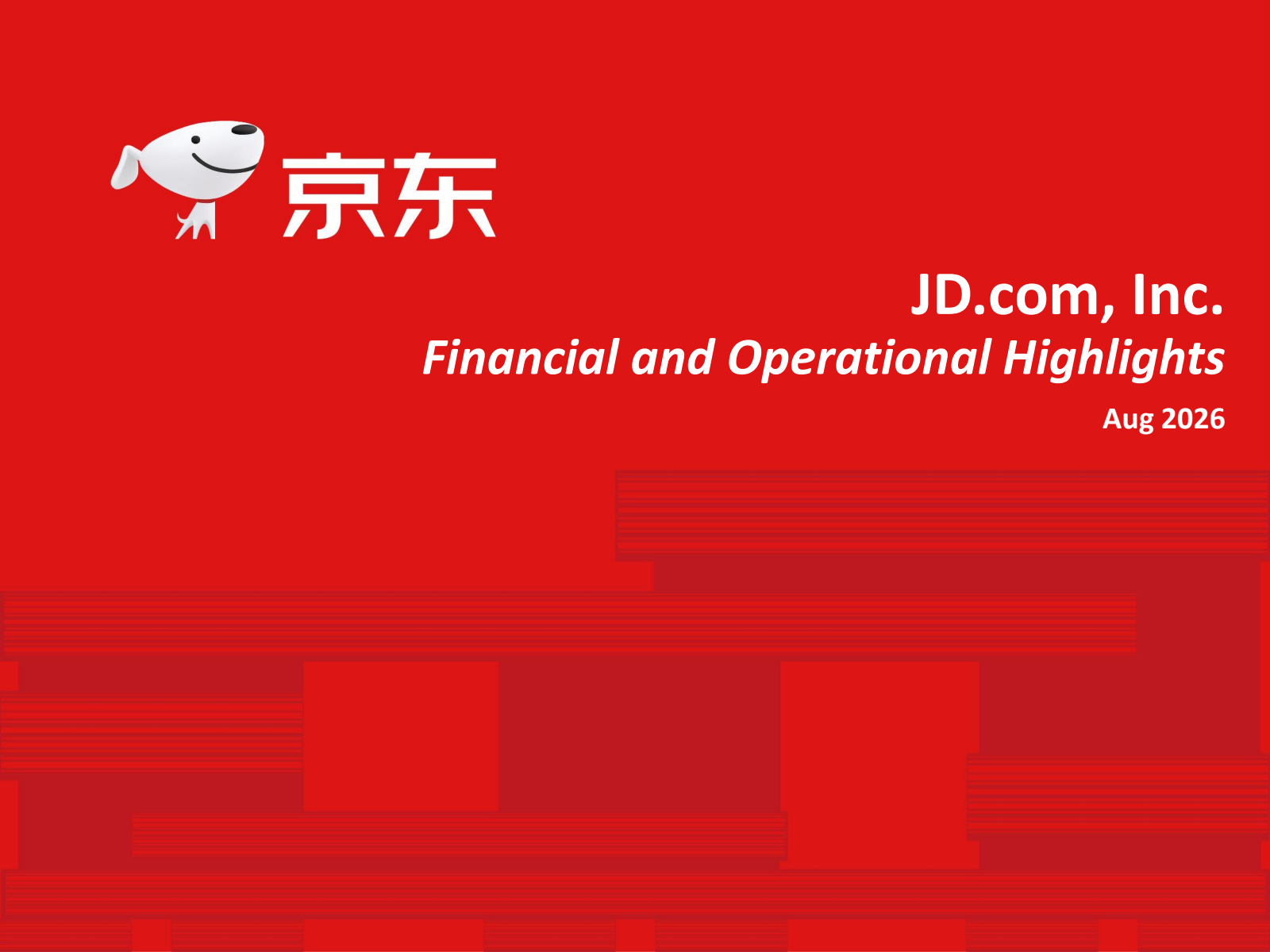 JD.com's Q2 2026 Slide Deck