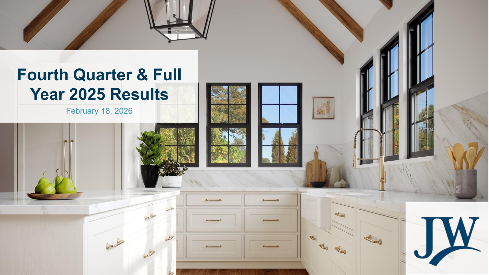 JELD-WEN's Q4 2025 Slide Deck