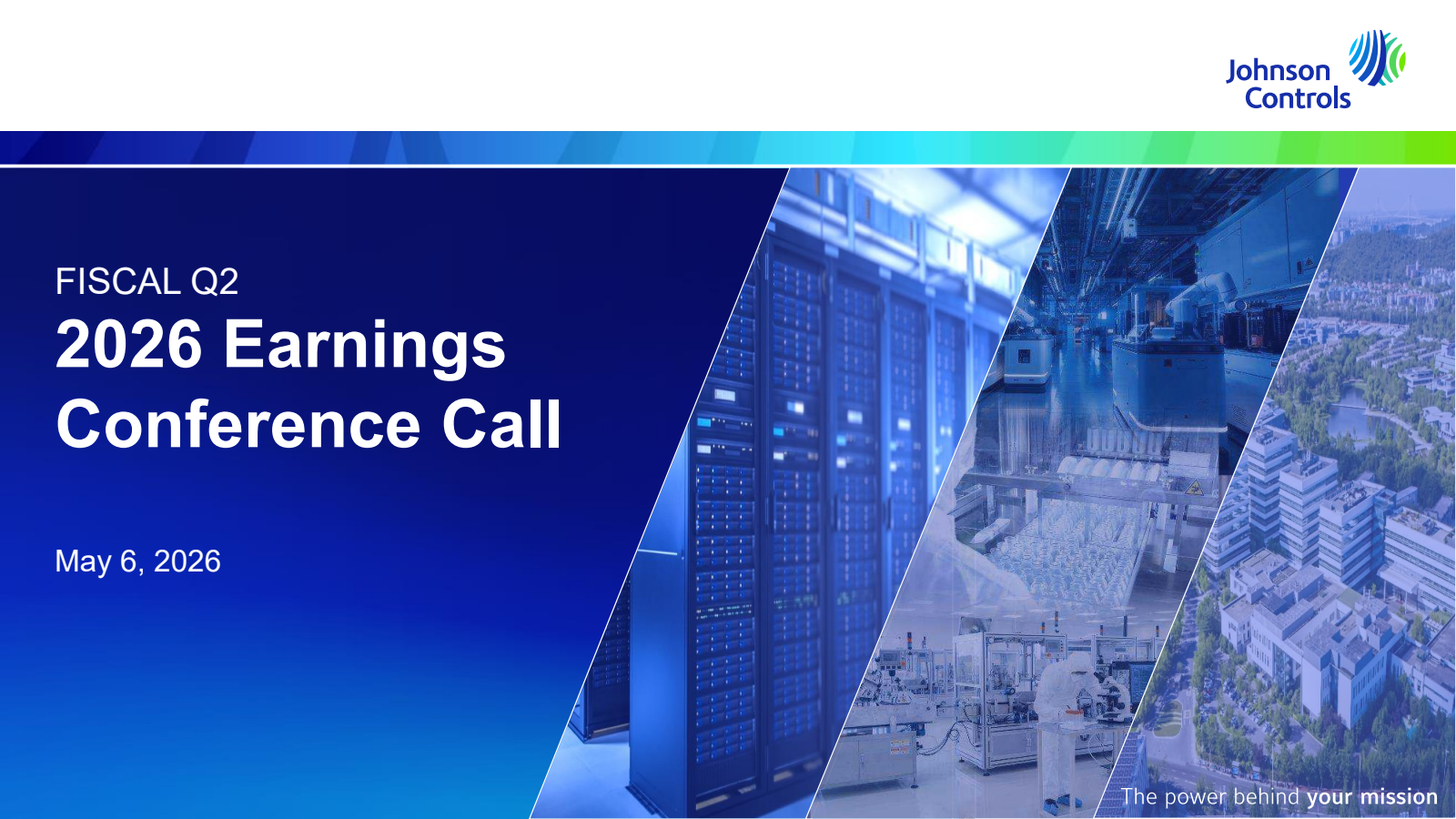 Johnson Controls International's Q2 2026 Slide Deck