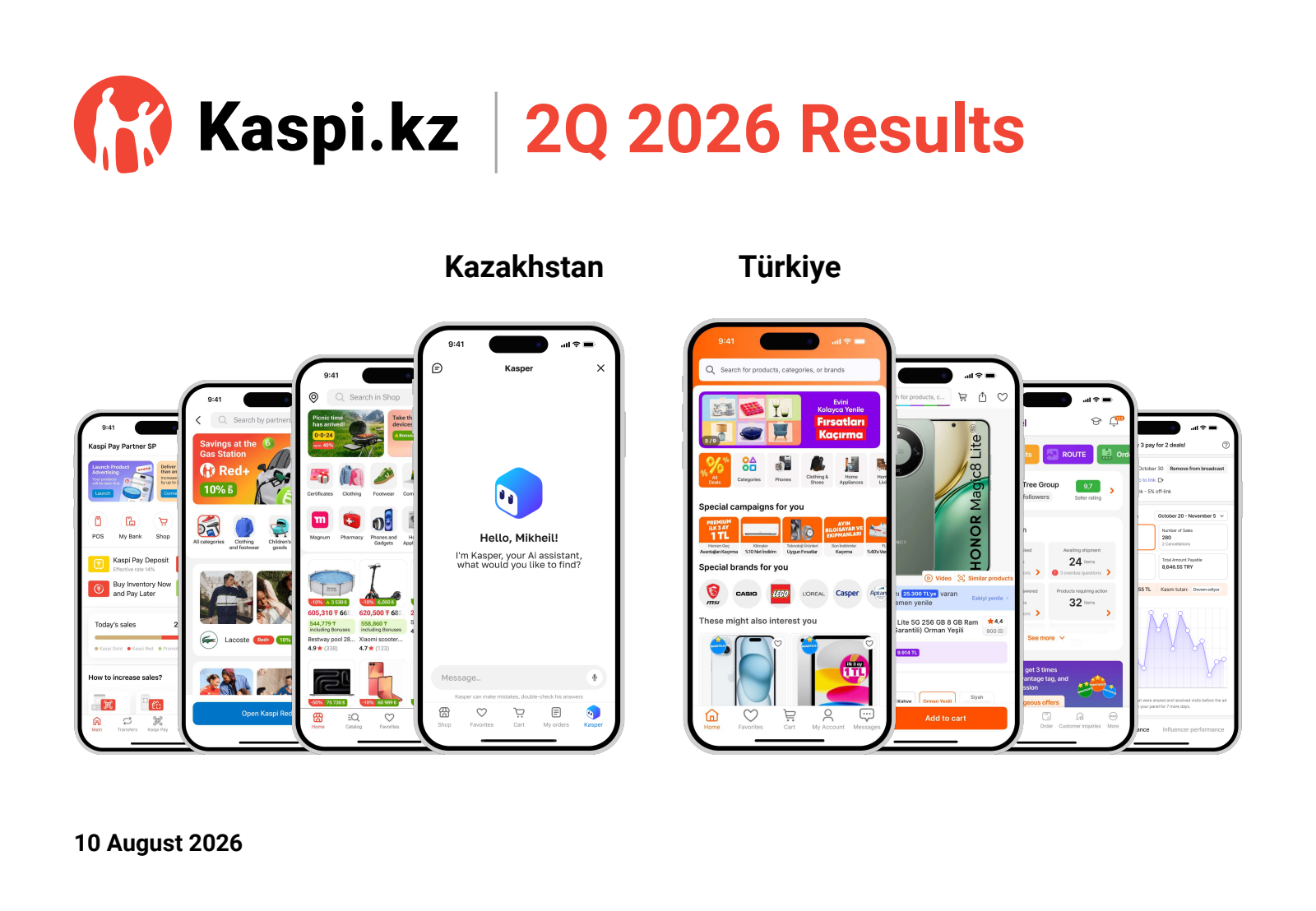 Joint Stock Company Kaspi.kz's Q2 2026 Slide Deck