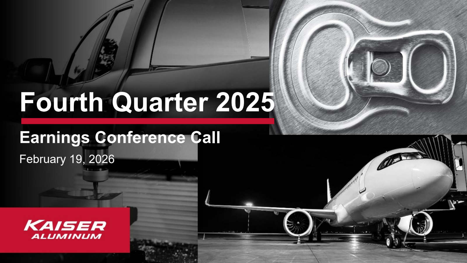 Kaiser Aluminum's Q4 2025 Slide Deck