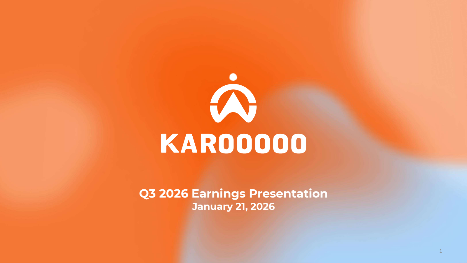 Karooooo's Q3 2026 Slide Deck