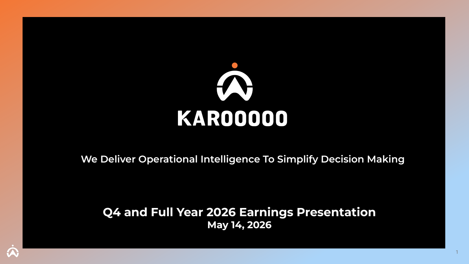 Karooooo's Q4 2026 Slide Deck