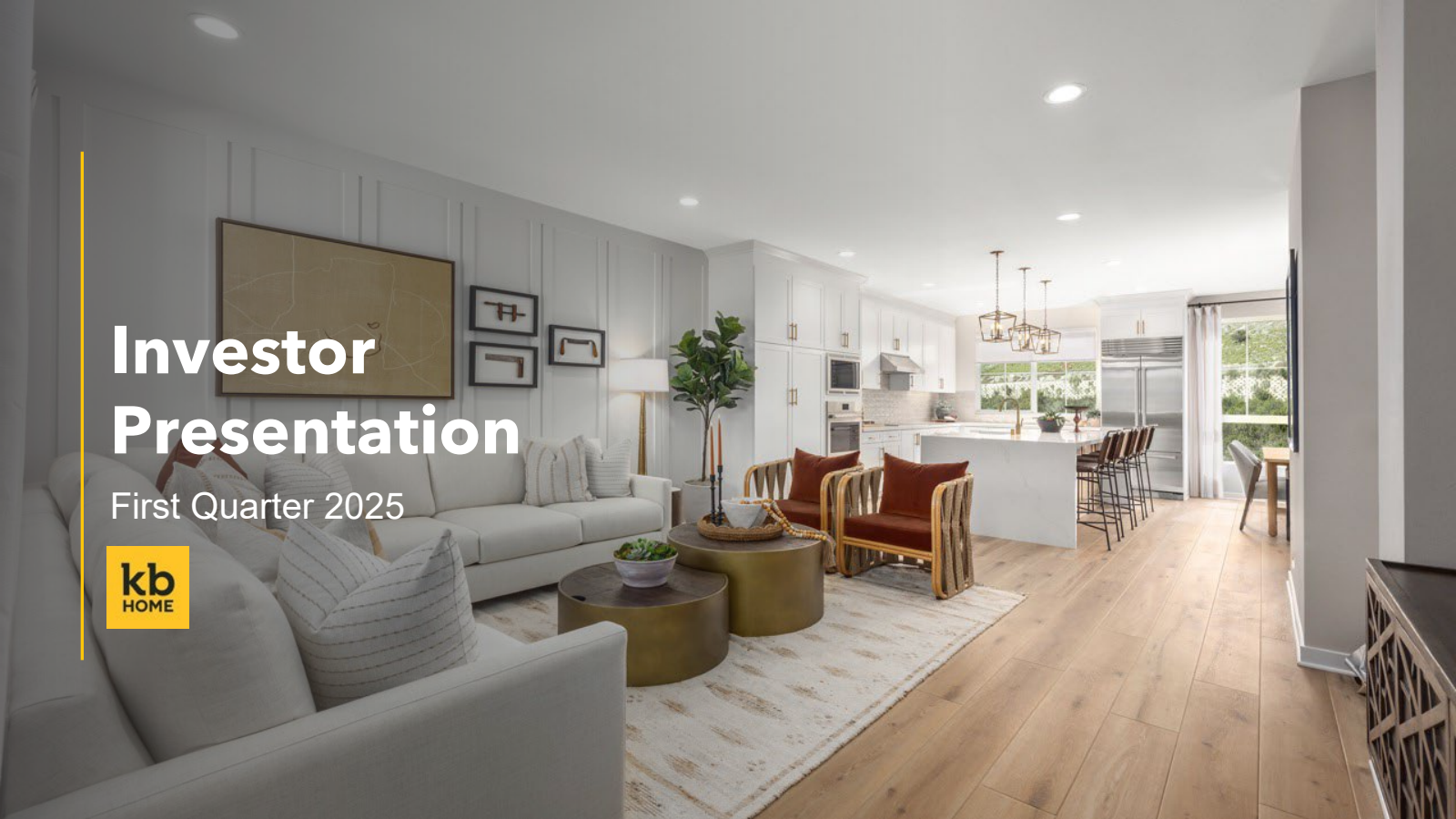 KB Home's Q1 2025 Slide Deck