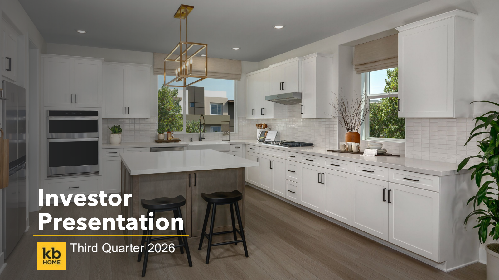 KB Home's Q3 2026 Slide Deck